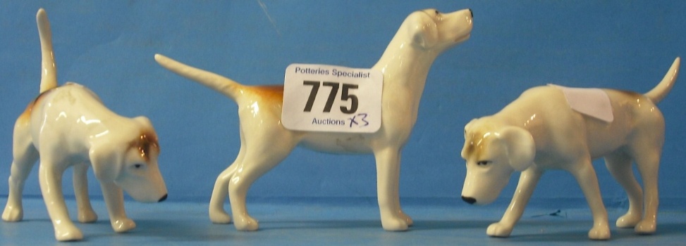 Appraisal: Beswick Foxhounds and