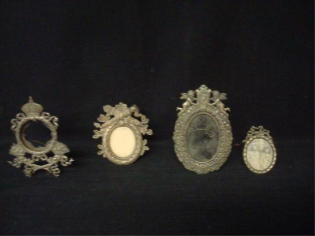 Appraisal: Silver Frames Marked Sterling unmarked From a Scarsdale NY estate