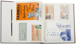 Appraisal: Tarbell Harlan Scrapbook of Harlan Tarbell Magic Ephemera Over items