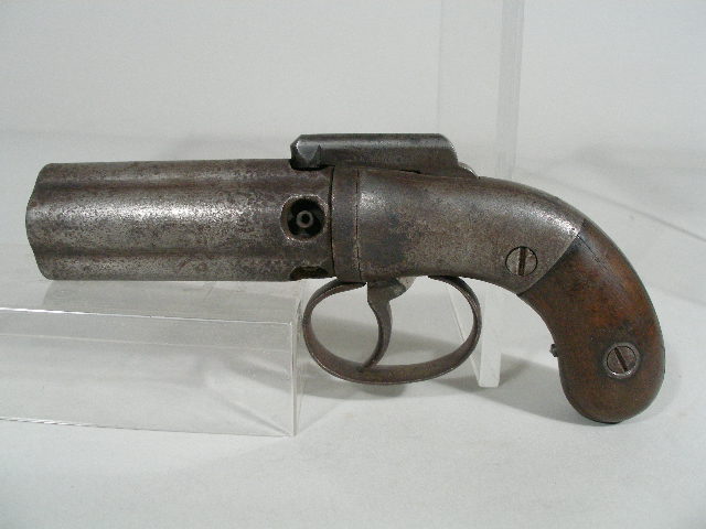 Appraisal: Allen Wheelock Five-Shot Pepperbox Pistol caliber w o nipple shield