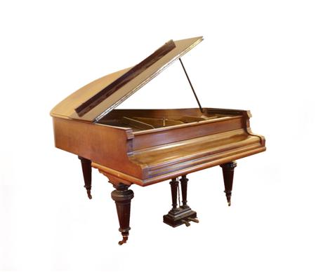 Appraisal: An early th century mahogany grand piano By Schiedmayer Stuttgart