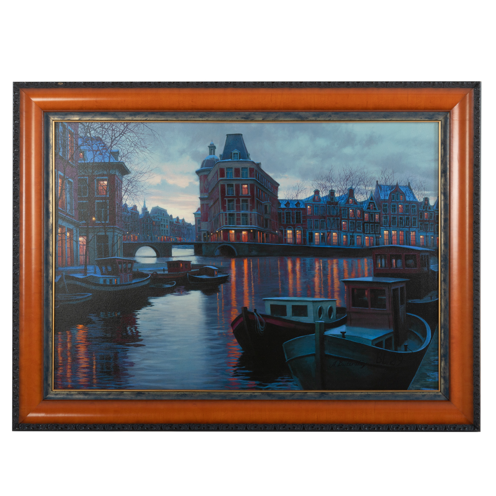 Appraisal: ALEXI BUTIRSKY CANAL AT DUSK GICLEE Russian th century Giclee