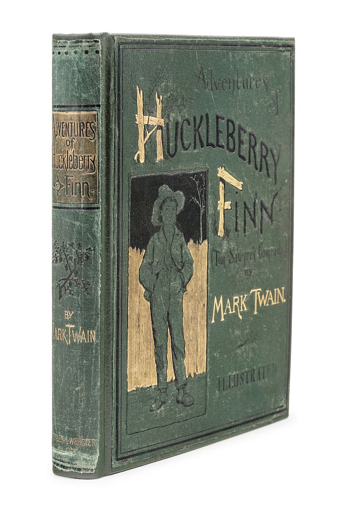 Appraisal: CLEMENS Samuel Langhorne Mark Twain - Adventures of Huckleberry Finn