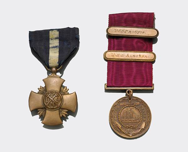 Appraisal: A World War Navy Cross Group to Charles J Libby