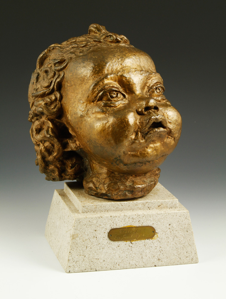 Appraisal: - Epstein Peggy Jean Bronze Jacob Epstein American - Peggy