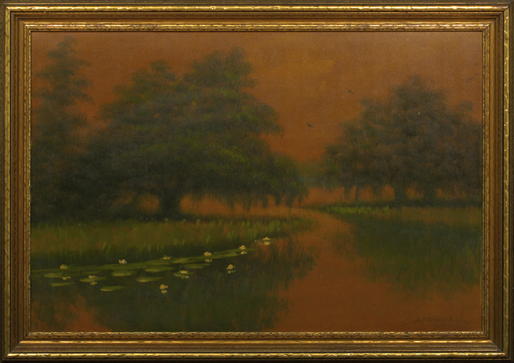 Appraisal: Alexander John Drysdale American New Orleans - Tangerine Sunset on