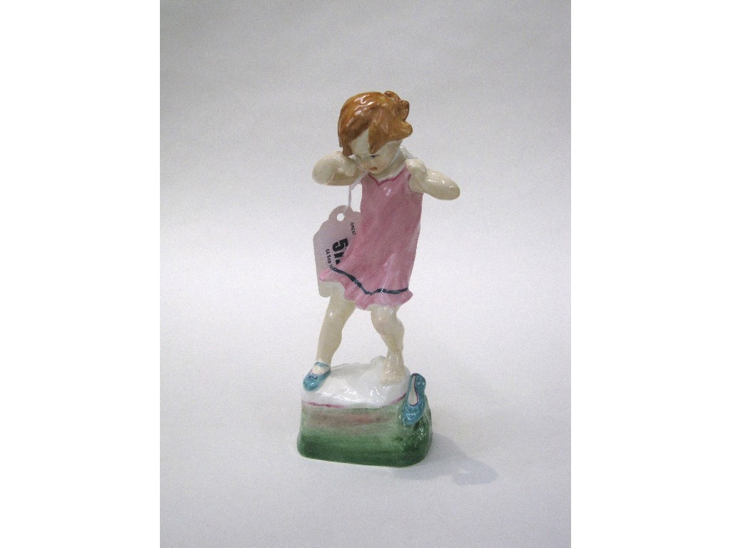 Appraisal: Royal Worcester figure 'Wednesday's Child knows little woe' No