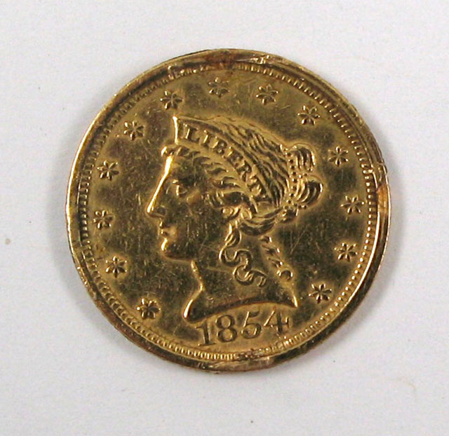 Appraisal: U S TWO AND ONE-HALF DOLLAR GOLD COIN Liberty head