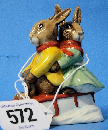 Appraisal: Royal Doulton Bunnykins Figure Sleigh Ride DB Special Events Colourway