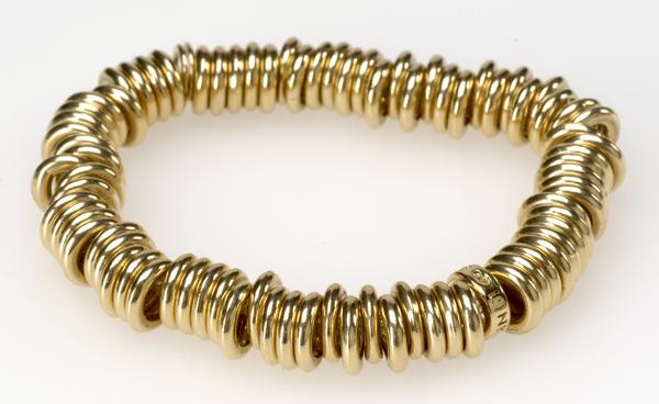 Appraisal: LINKS OF LONDON SWEETIE BRACELET Tubular k rolled gold links