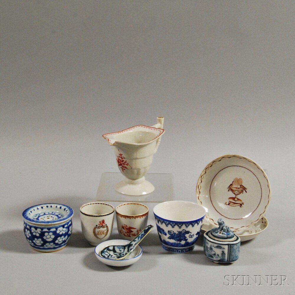 Appraisal: Ten Pieces of Chinese Export Porcelain th and th century