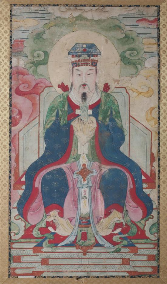 Appraisal: ANONYMOUS Korean th th century KING OF HWANG SANG JEA