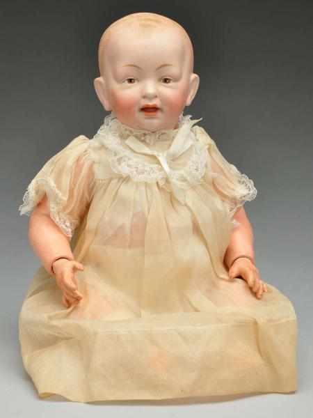 Appraisal: Cute German Character Baby Doll Description Bisque socket head incised