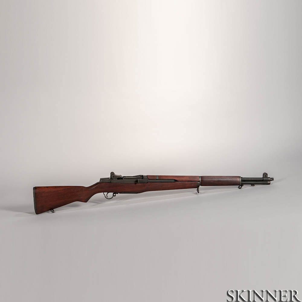 Appraisal: Springfield Armory M Garand with Glass Beaded Stock Springfield Armory