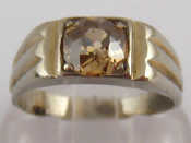 Appraisal: A white metal tests carat gold diamond solitaire ring the