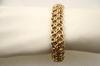 Appraisal: BRACELET - Heavy K yellow gold link bracelet dwt L