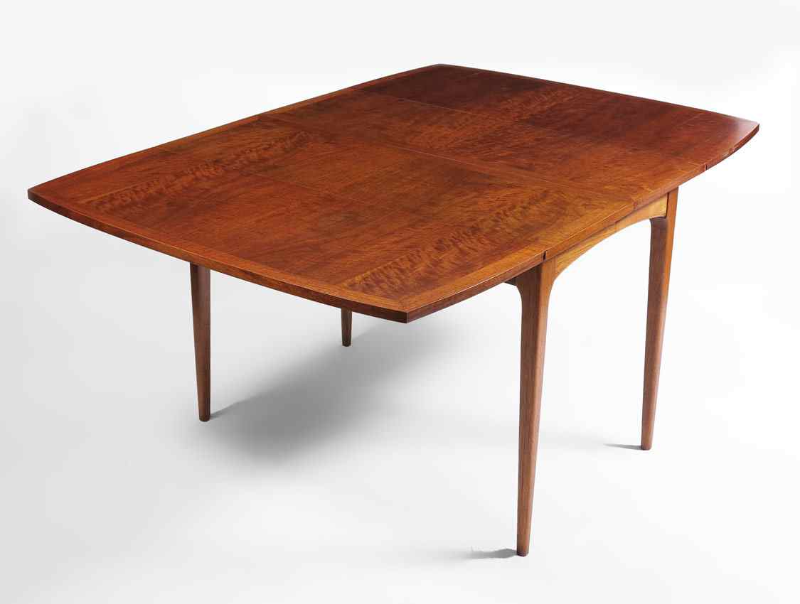 Appraisal: LANE MID CENTURY DROP LEAF DINING TABLE TWO LEAVES The