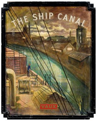 Appraisal: English pub sign from quot The Ship Canal quot a