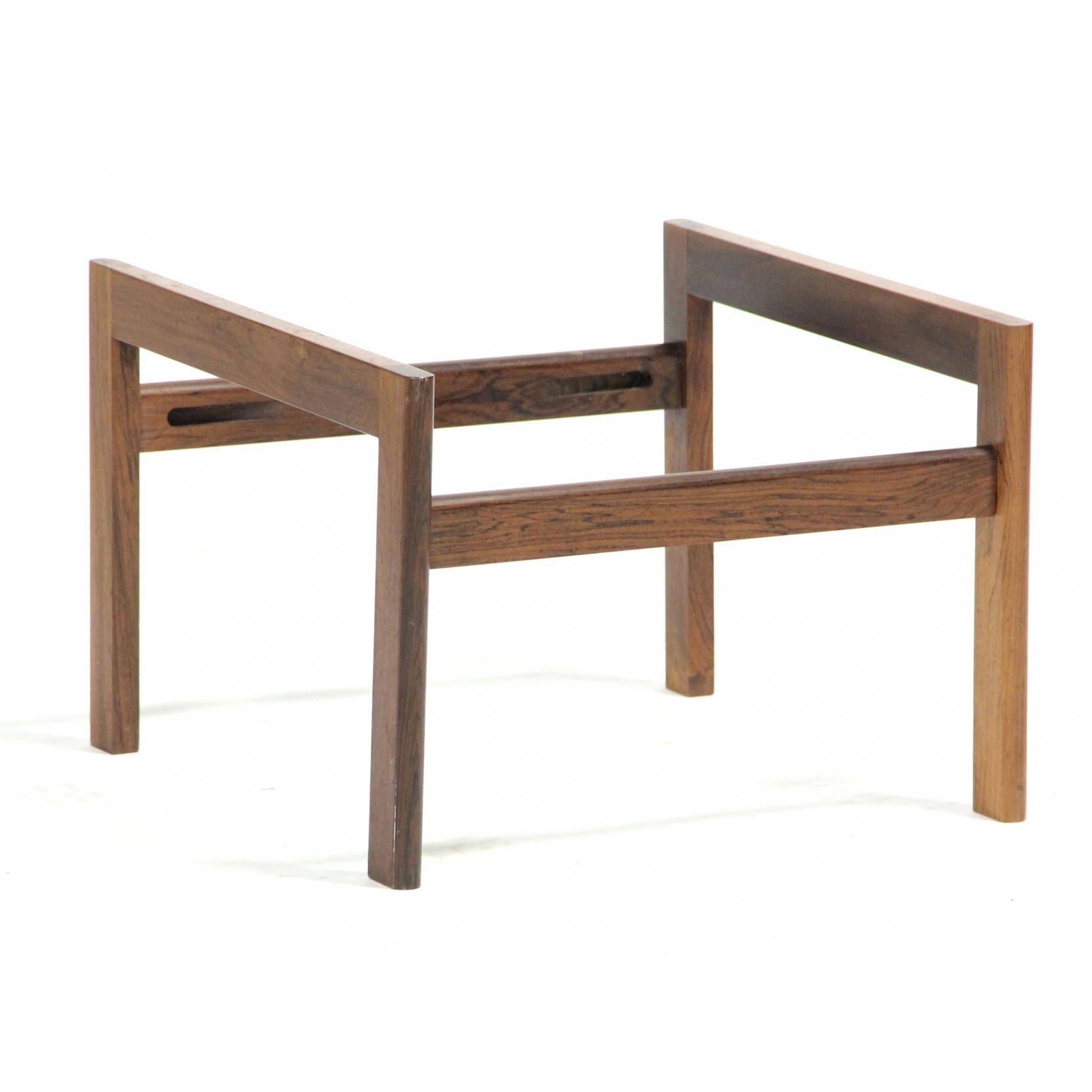 Appraisal: Danish Modern Rosewood Stand s unmarked x x in Lacking