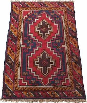 Appraisal: A Baluch Persian Area Rug Apprx '- x '- Low