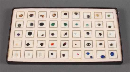 Appraisal: Group of loose gemstones we are not gemologists however we