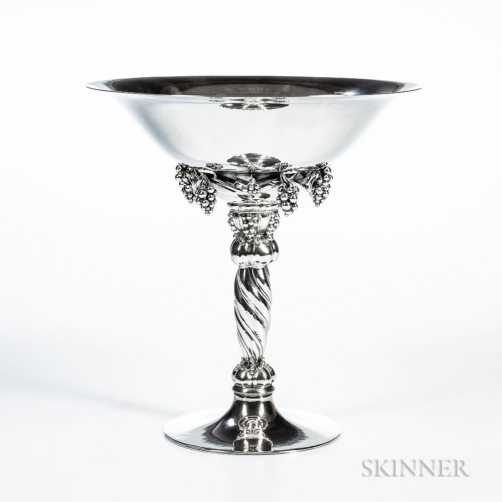 Appraisal: Georg Jensen Sterling Silver Compote Georg Jensen Sterling Silver Compote