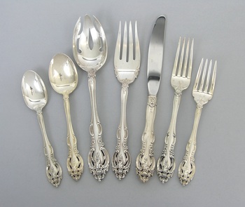 Appraisal: A Partial Set of Gorham La Scala Sterling Silver Flatware