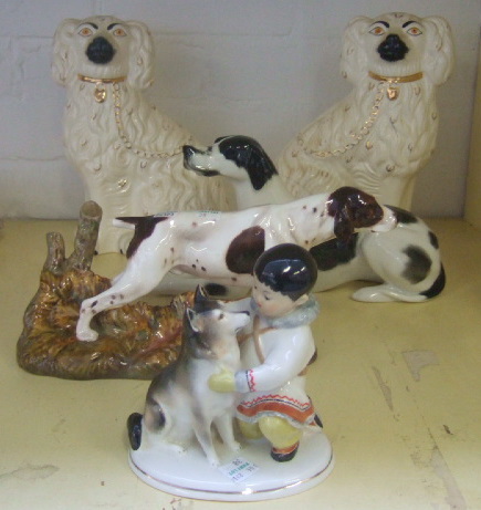 Appraisal: A quantity of ceramics including a Royal Doulton figure of