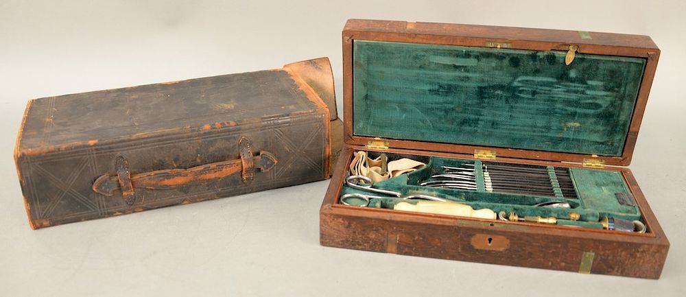 Appraisal: Civil War G Tiemann surgical instruments amputation surgeon set in