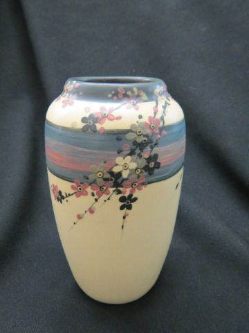 Appraisal: Weller Art Pottery Vase handpainted floral band early Hudson line