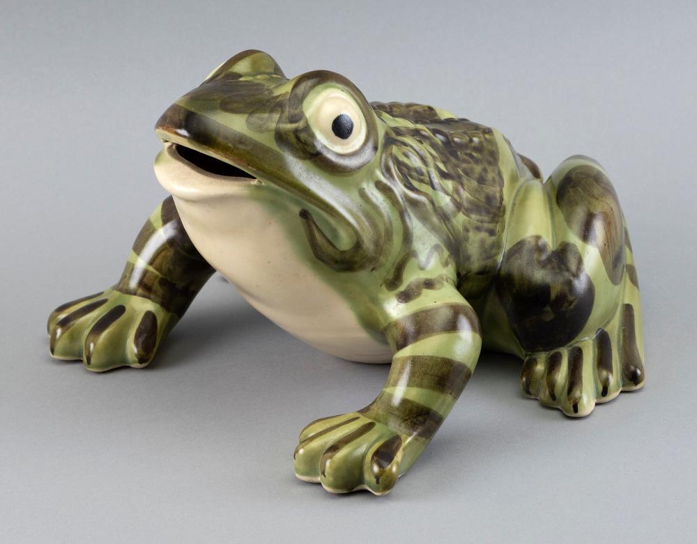 Appraisal: MCCOY POTTERY FROG TH CENTURY LENGTH MCCOY POTTERY FROG th