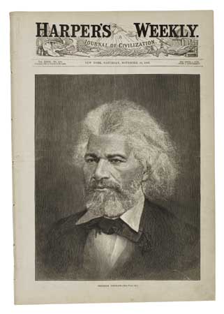 Appraisal: DOUGLASS FREDERICK Harper's Weekly for Saturday November Engraved portrait of