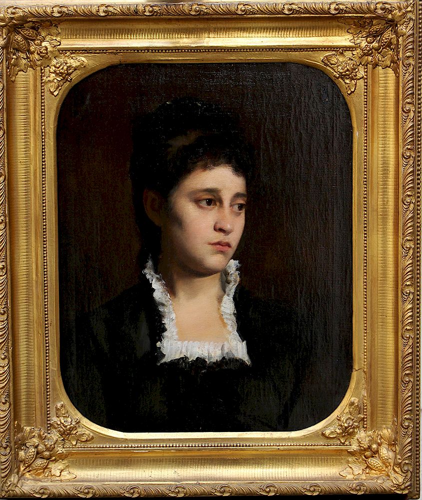 Appraisal: Munich School Century Munich School Century Portrait of a young