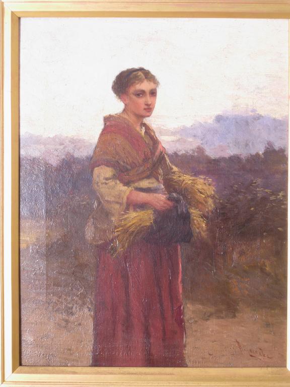 Appraisal: PETER MACNAB fl c - A Harvest Girl and A