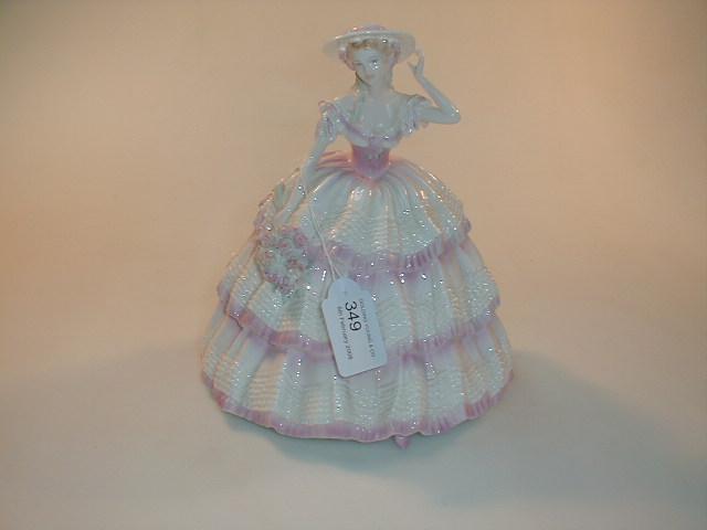 Appraisal: A Coalport figure Carnation high with certificate