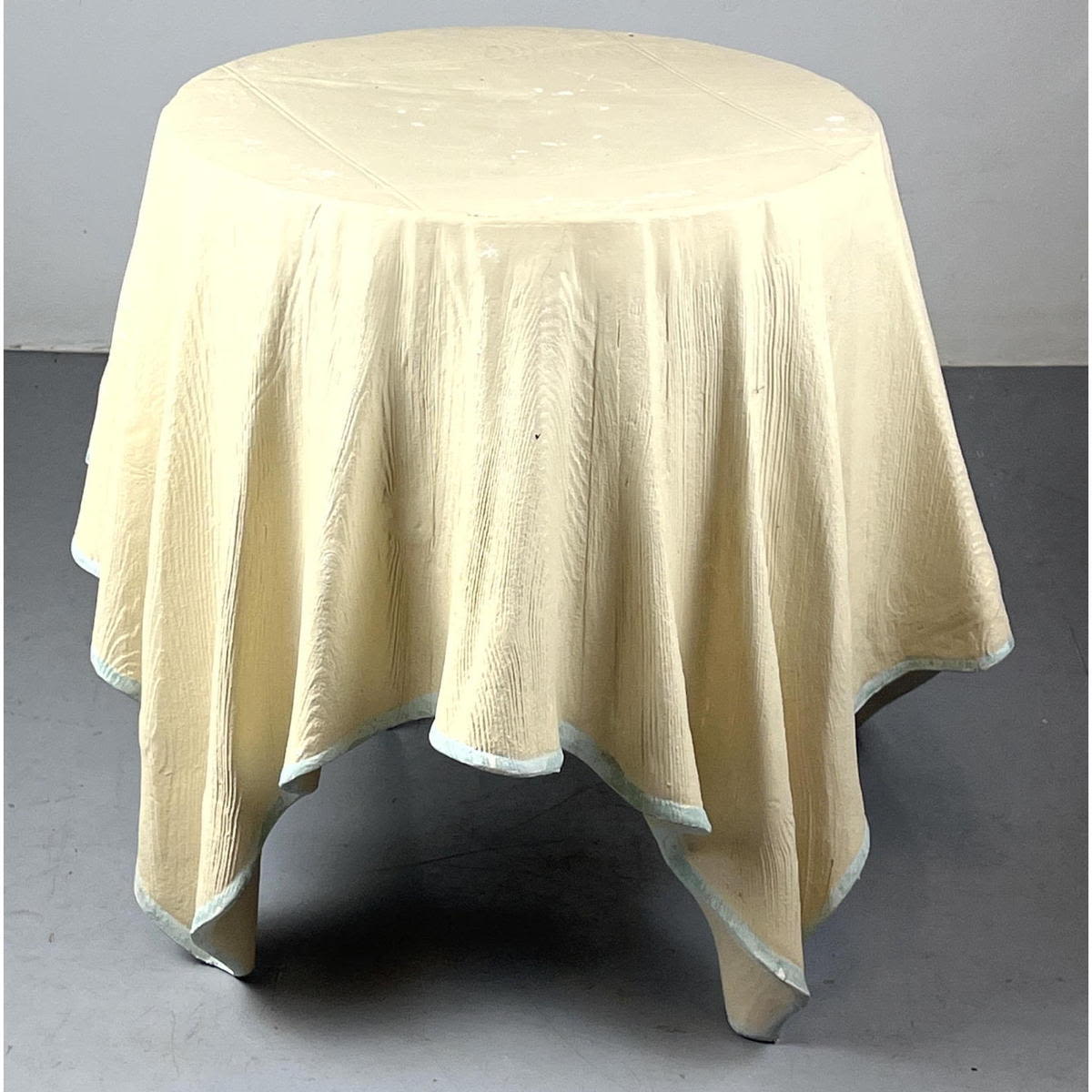 Appraisal: Tovaglia Magica Tavolino Trompe L'Oeil Handkerchief Table Made in Italy