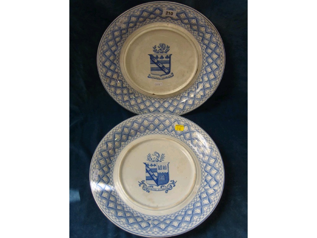 Appraisal: A pair of th century Spode Pearl ware tureen stands