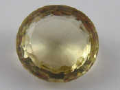 Appraisal: A large loose polished citrine approx carats VAT will be