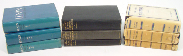 Appraisal: Karl Marx 'Kapital' three volumes Lenin 'Selected Works three volumes