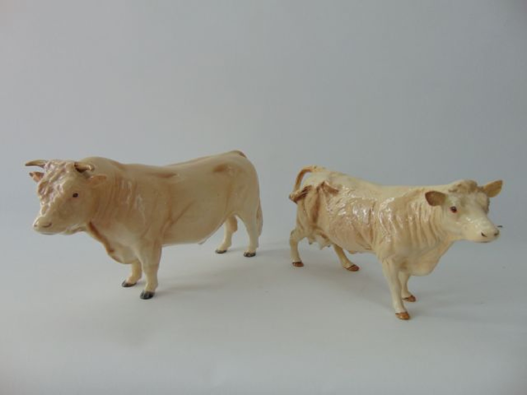 Appraisal: A pair of Beswick models of a charolais bull and