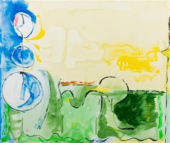 Appraisal: Helen Frankenthaler American - Flotilla Helen Frankenthaler American - Flotilla