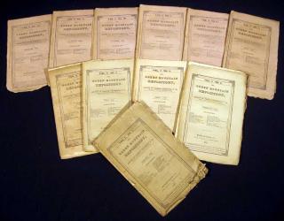 Appraisal: Pcs Zadock Thompson ANTIQUE ISSUES OF THE GREEN MOUNTAIN REPOSITORY