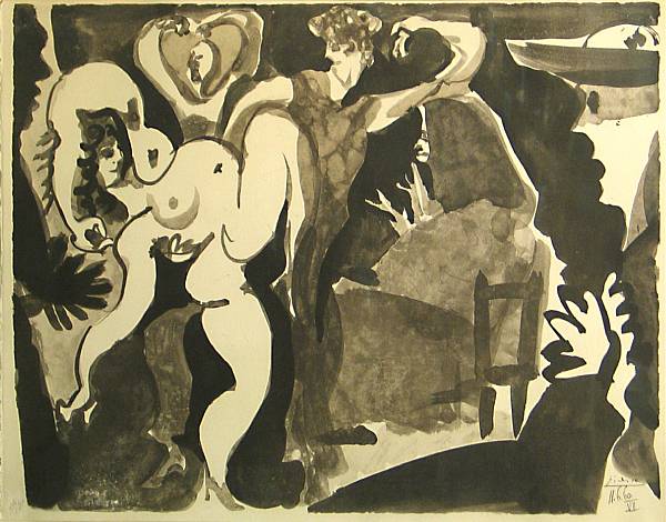 Appraisal: After Pablo Picasso Spanish - Untitled Lithograph on wove paper