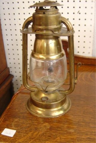 Appraisal: BRASS LANTERN