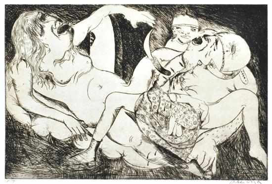 Appraisal: ARTHUR BOYD - Untitled etching presentation proof x cm