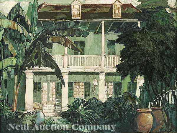 Appraisal: Conrad Albrizio American New Orleans - Old Spanish Custom House