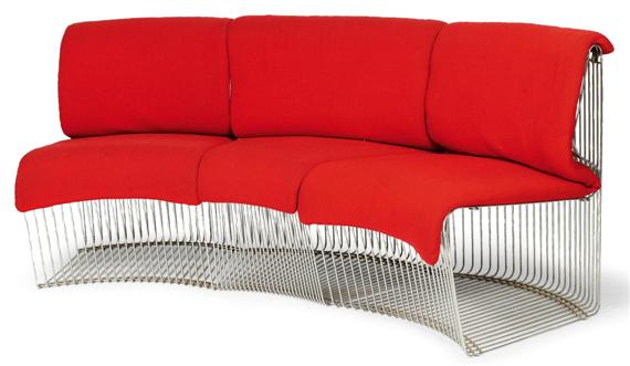 Appraisal: PANTON VERNER - THREE SOFA SECTIONS Pantonova S T designed