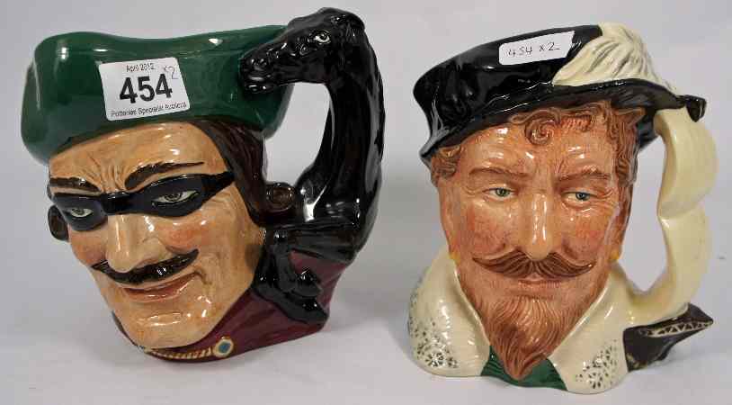 Appraisal: Royal Doulton Large Character Jugs Sir Francis Drake D and