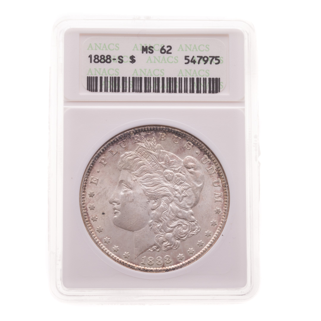 Appraisal: US -S ANACS MS Morgan Dollar -S ANACS MS Condition