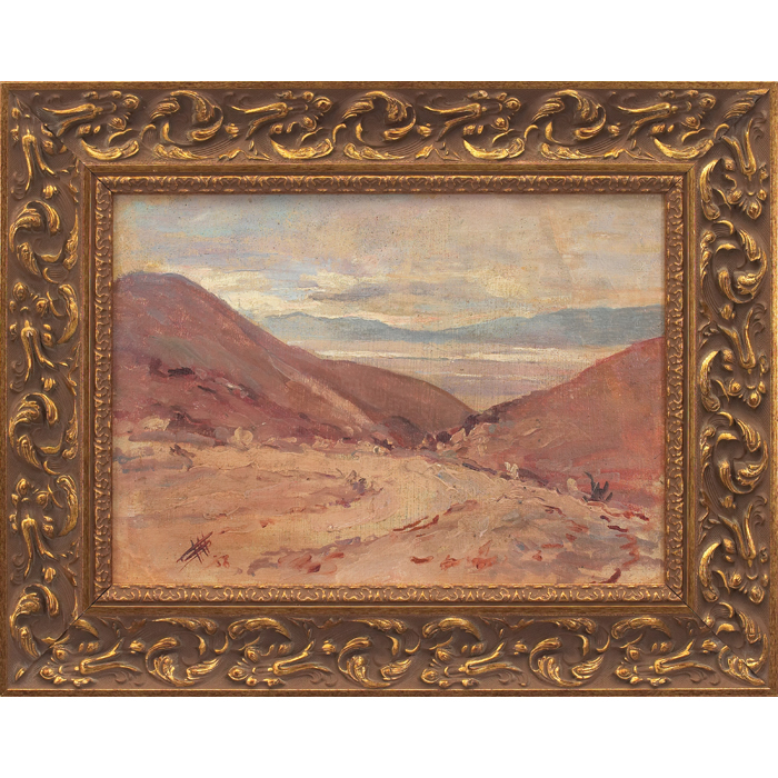 Appraisal: Walter Shirlaw American - Death Valley California c oil on